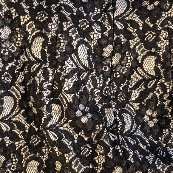 Calvin Klein Black Lace Sheath Dress, 4P - Picture 3 of 4